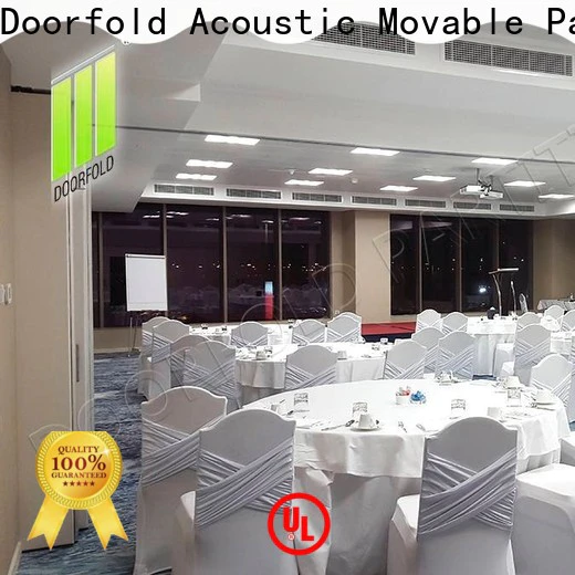 operable sliding folding partition durable for meeting room