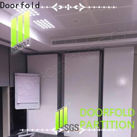 Doorfold sliding partition wall modern design for office