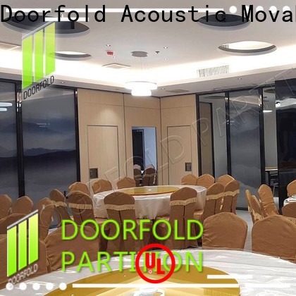 Doorfold room partition wall fast delivery restaurant
