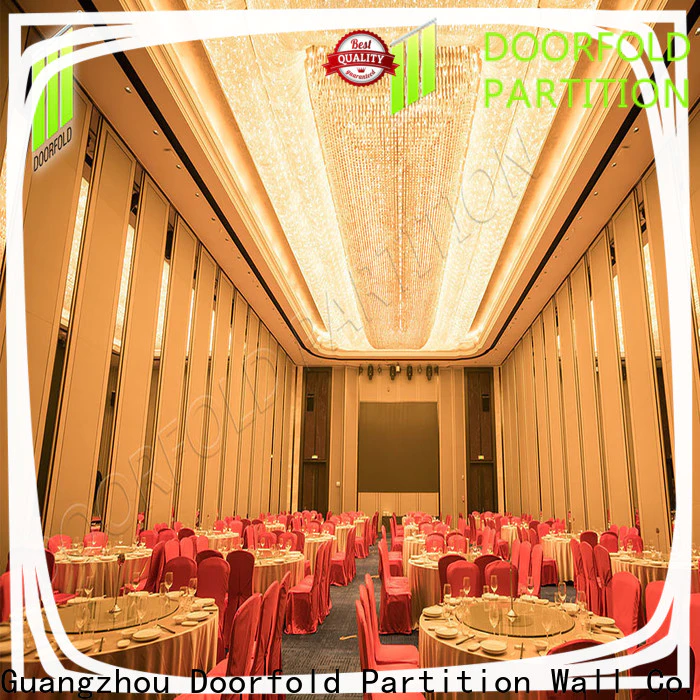 sliding room partitions cheapest factory price for restaurant