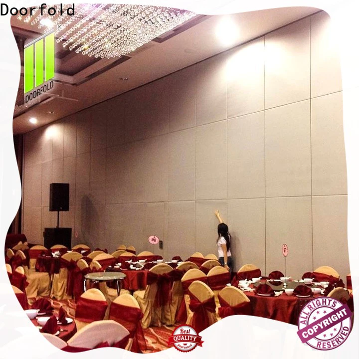Doorfold Sliding Partition Wall for Hotel simple structure for restaurant
