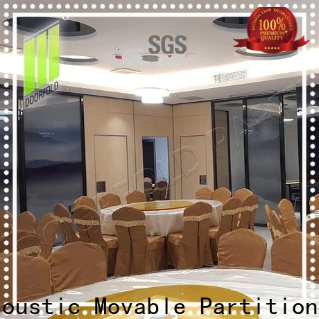 Doorfold conference room partition walls easy-installation