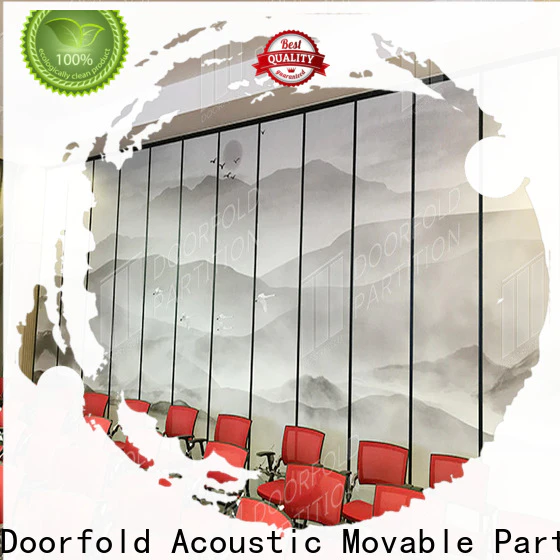 Doorfold commercial room dividers partitions easy installation best factory price