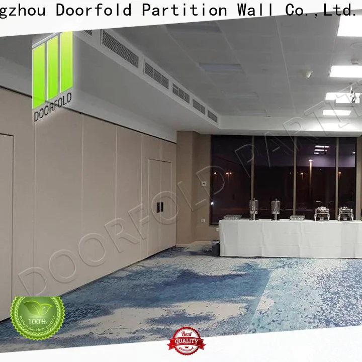 Doorfold commercial Sliding Partition Wall for Hotel easy installation for restaurant
