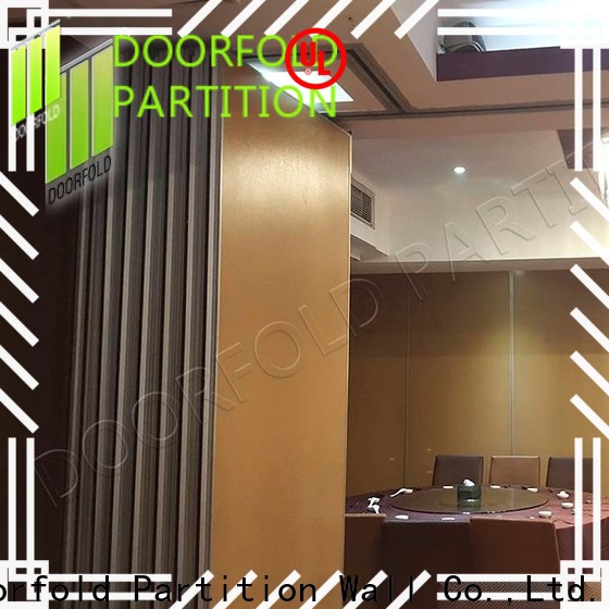 Doorfold sliding folding partition luxury
