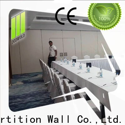 Doorfold sliding partition wall modern design for meeting room