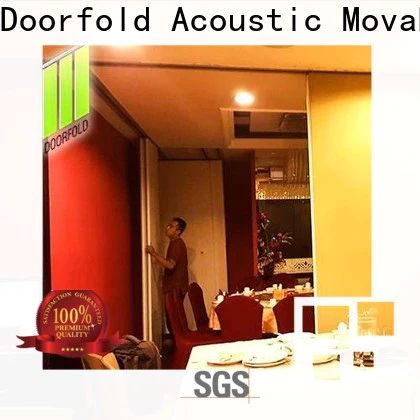 Doorfold commercial room dividers easy installation for hotel