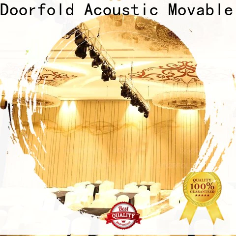 retractable hall acoustic movable partitions easy-installation for office