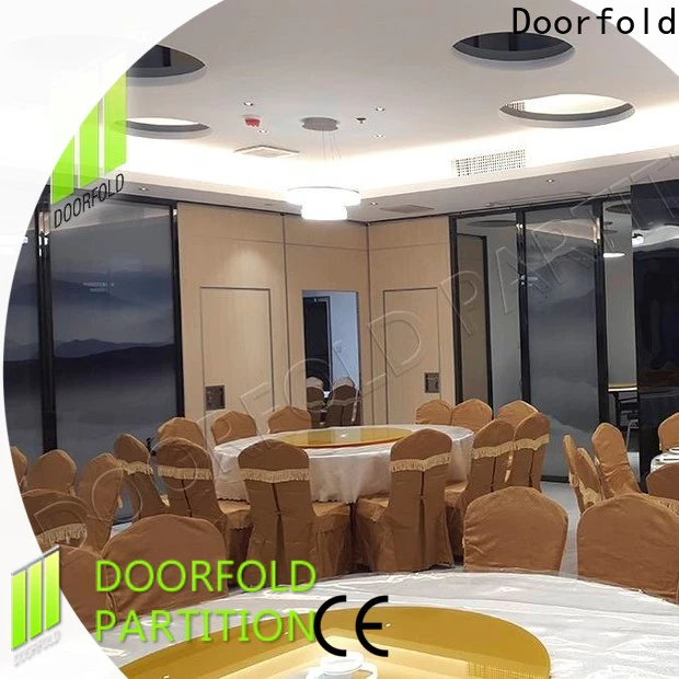retractable acoustic movable partitions fast delivery restaurant