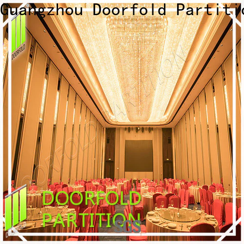 Doorfold sliding folding partition luxury for meeting room
