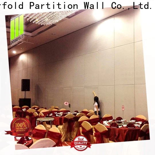 Doorfold international Sliding Partition Wall for Hotel easy installation for office