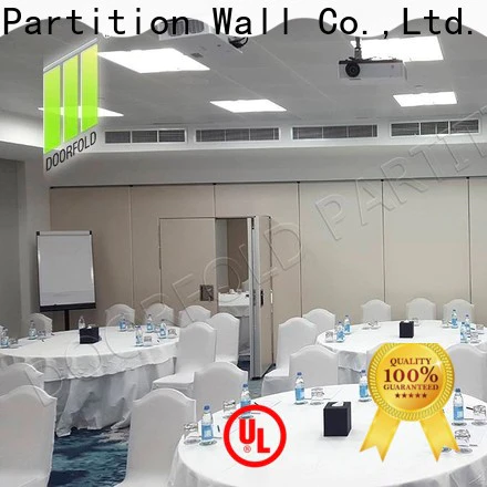Doorfold soundproof partition wall for conference room