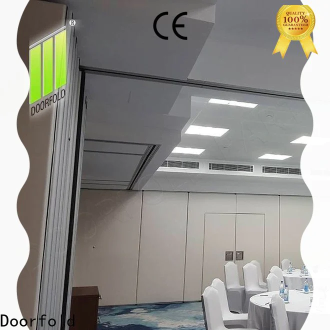 Doorfold collapsible modern partition multi-functional for theater