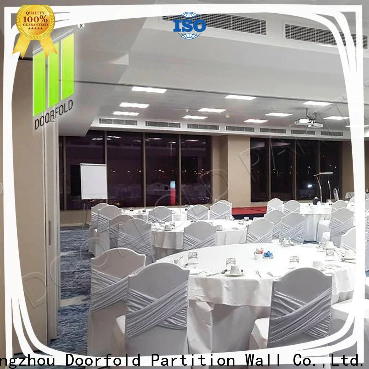 Doorfold commercial sliding room partitions new arrival for meeting room