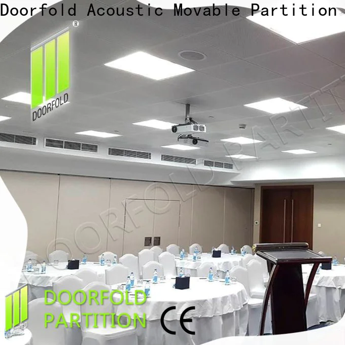 Doorfold folding partition walls commercial customization for living room