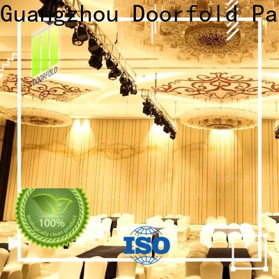 Doorfold decorative hall acoustic movable partitions multi-functional decoration