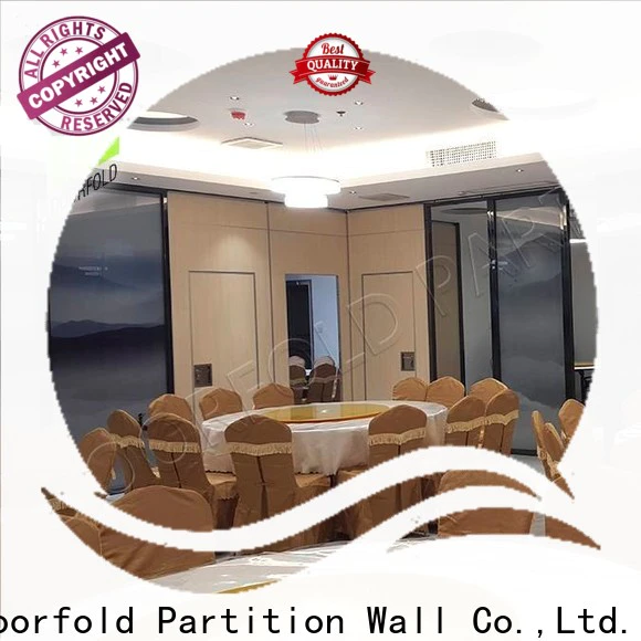 Doorfold retractable conference room partition walls free design conference