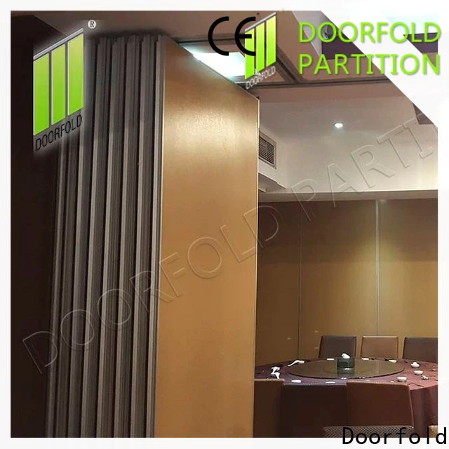 Doorfold sliding room partitions cheapest factory price for conference