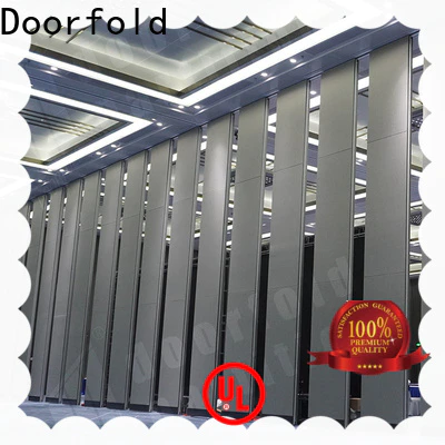 Doorfold top-rated folding partition wall easy installation for office