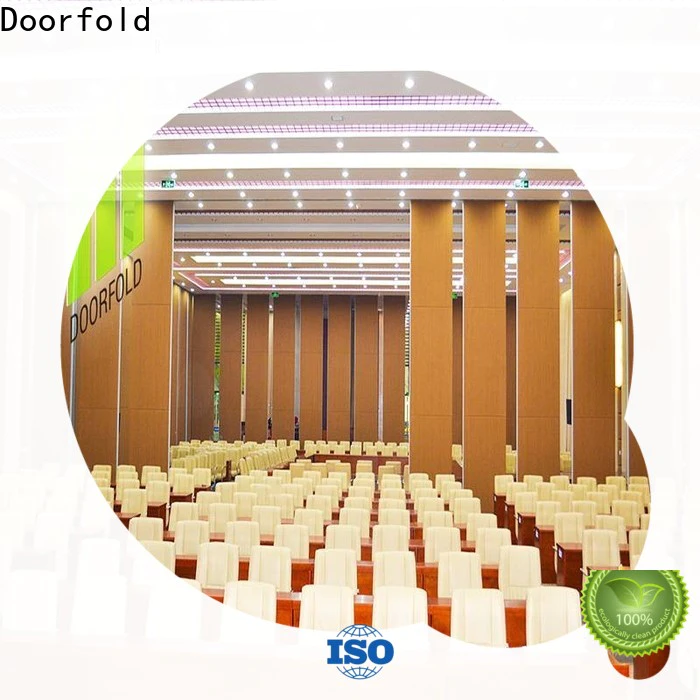 Doorfold custom portable office partitions decorative for meeting room
