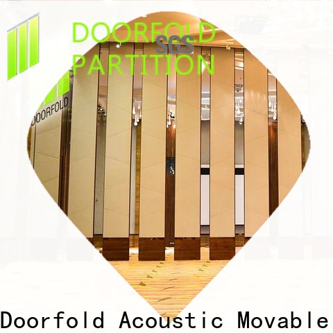 Doorfold Sliding Partition Wall for Hotel easy installation for restaurant