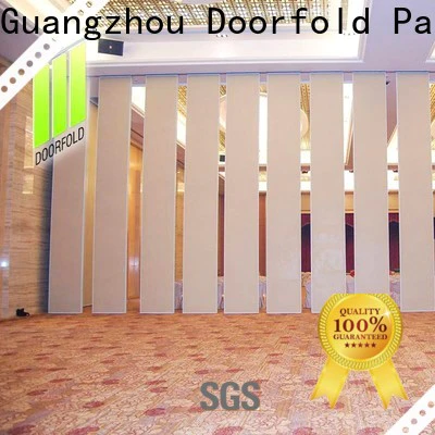 Doorfold sliding folding partition luxury for meeting room