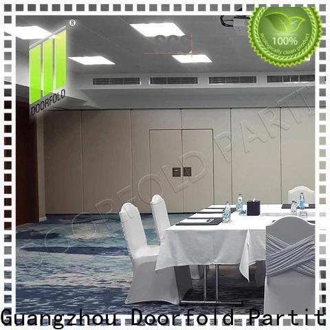 Doorfold sliding folding partitions movable walls latest design for conference room