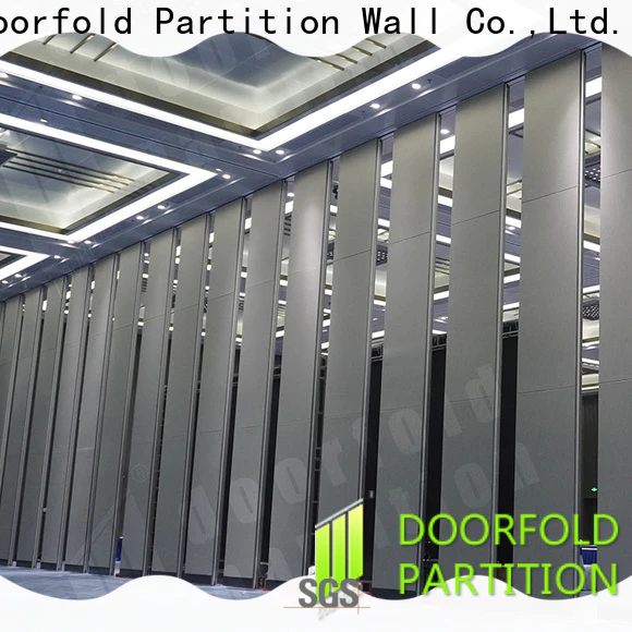 Doorfold top-rated folding partition wall cost-effective for meeting room
