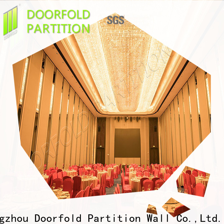 Doorfold worldwide sliding room partitions high-end For Soundproof