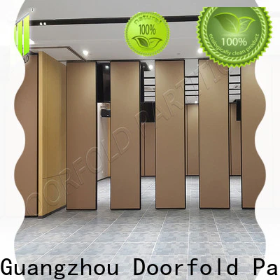 Doorfold good quality sliding folding partitions movable walls latest design for Commercial Meeting Room