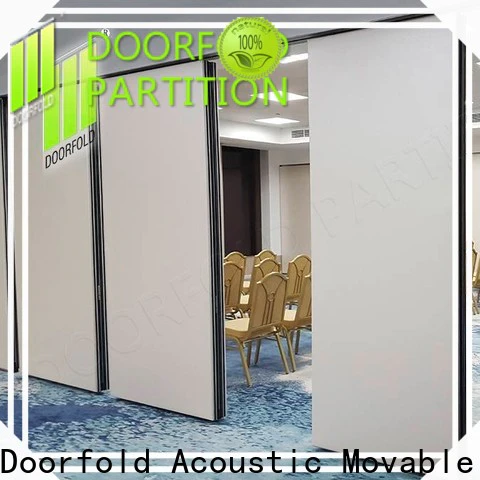 Doorfold acoustic sliding folding partition national standard for office