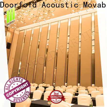 Doorfold operable hall acoustic movable partitions best supplier for office