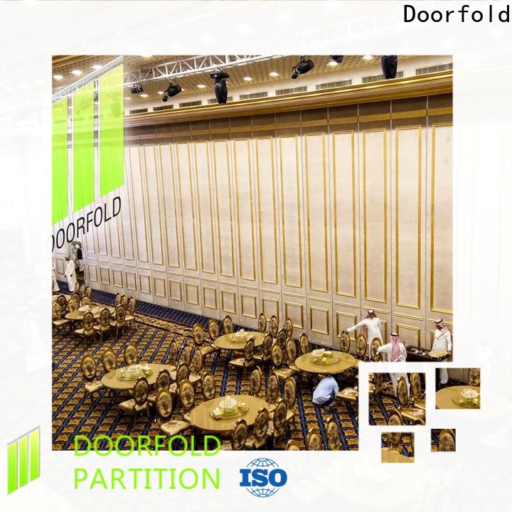 Doorfold Fast-installation acoustic movable partitions best supplier for conference centers