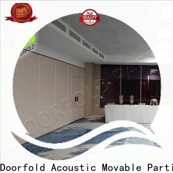 Doorfold international sliding partition easy installation for meeting room