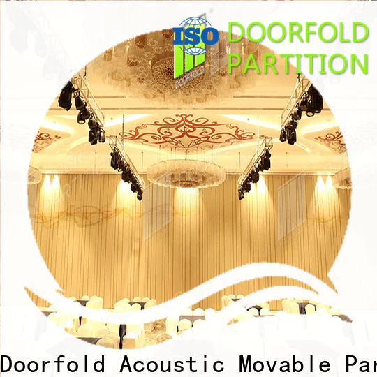 Doorfold large room partitions simple operation best factory price