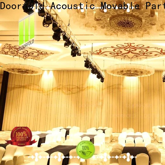 Doorfold acoustic movable partitions quality assurance meeting room