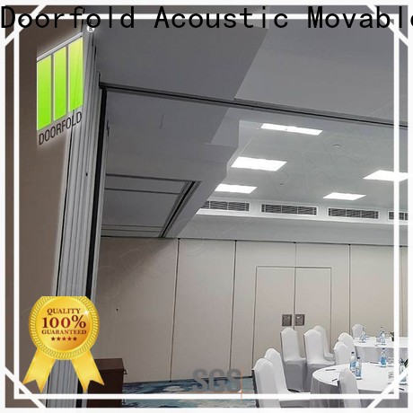 Doorfold reliable quality soundproof room dividers for theater