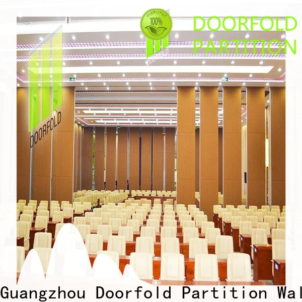 Doorfold operable wall systems supplier for restaurant