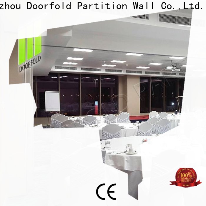 Doorfold acoustic sliding room partitions latest design for Commercial Meeting Room