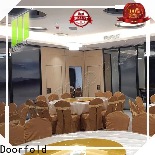 Doorfold decorative folding partition walls commercial fast delivery conference