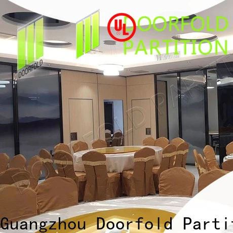 Doorfold retractable conference room partition walls made in china conference