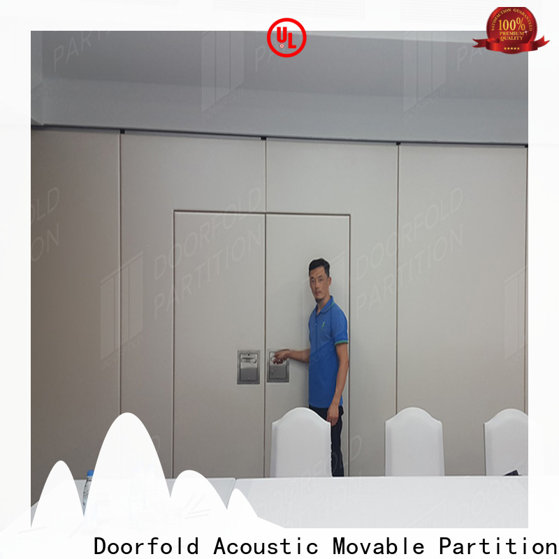 Doorfold indoor partition wall simple operation factory