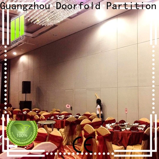 Doorfold worldwide sliding folding partition manufacturer for conference