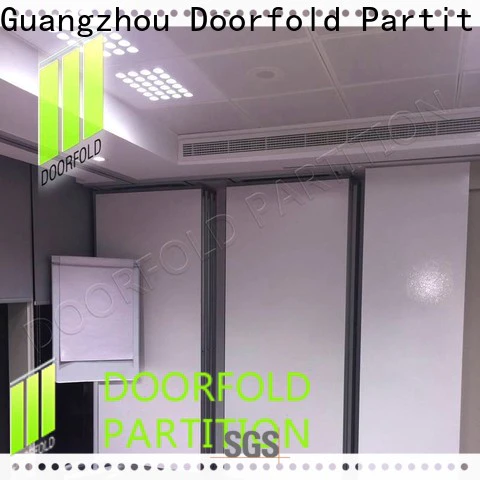 Doorfold sliding partition free design for restaurant