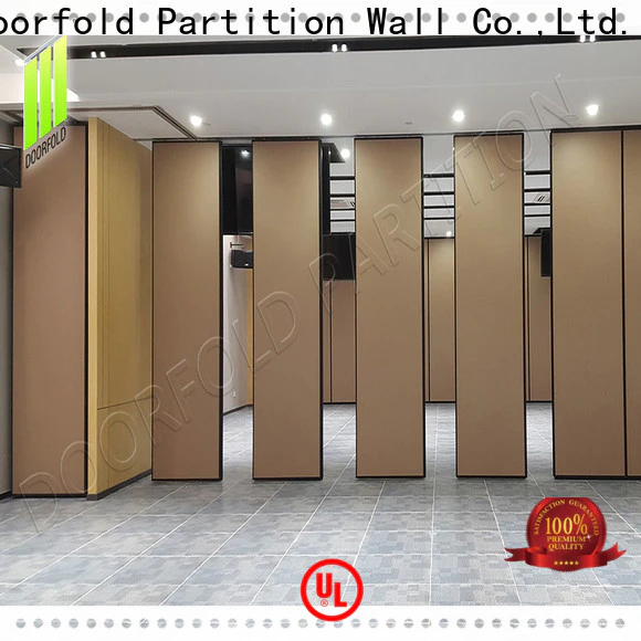 Doorfold operable sliding room partitions manufacturer room