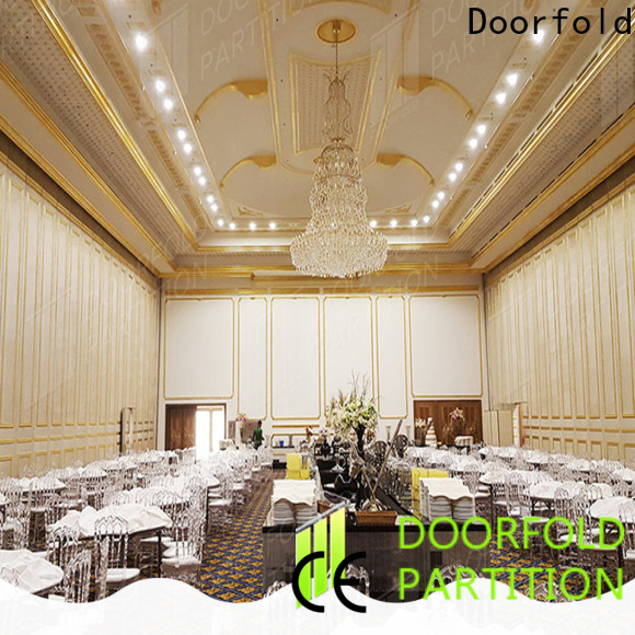 Doorfold custom moving partition wall simple operation best factory price