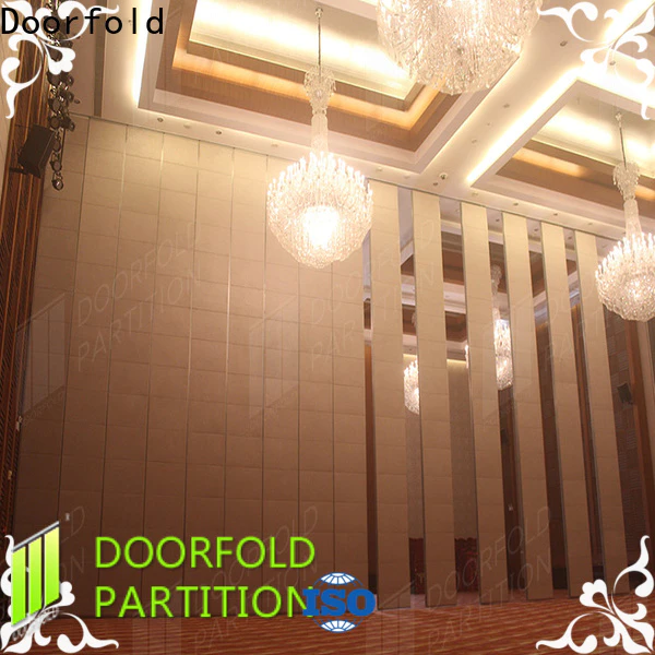 Doorfold soundproof room dividers partitions simple operation best factory price
