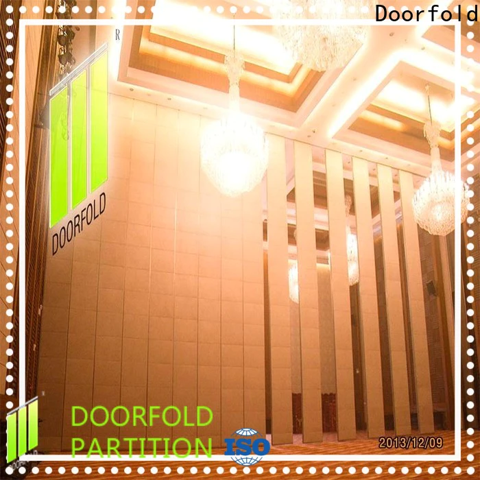 Doorfold sliding folding partition for International Hotel