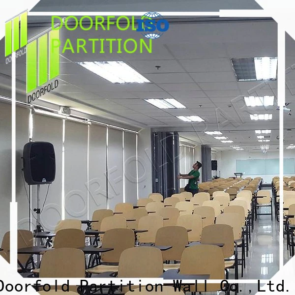 Doorfold folding partition walls commercial customization for exhibition