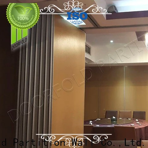 Doorfold worldwide sliding partition easy installation for meeting room
